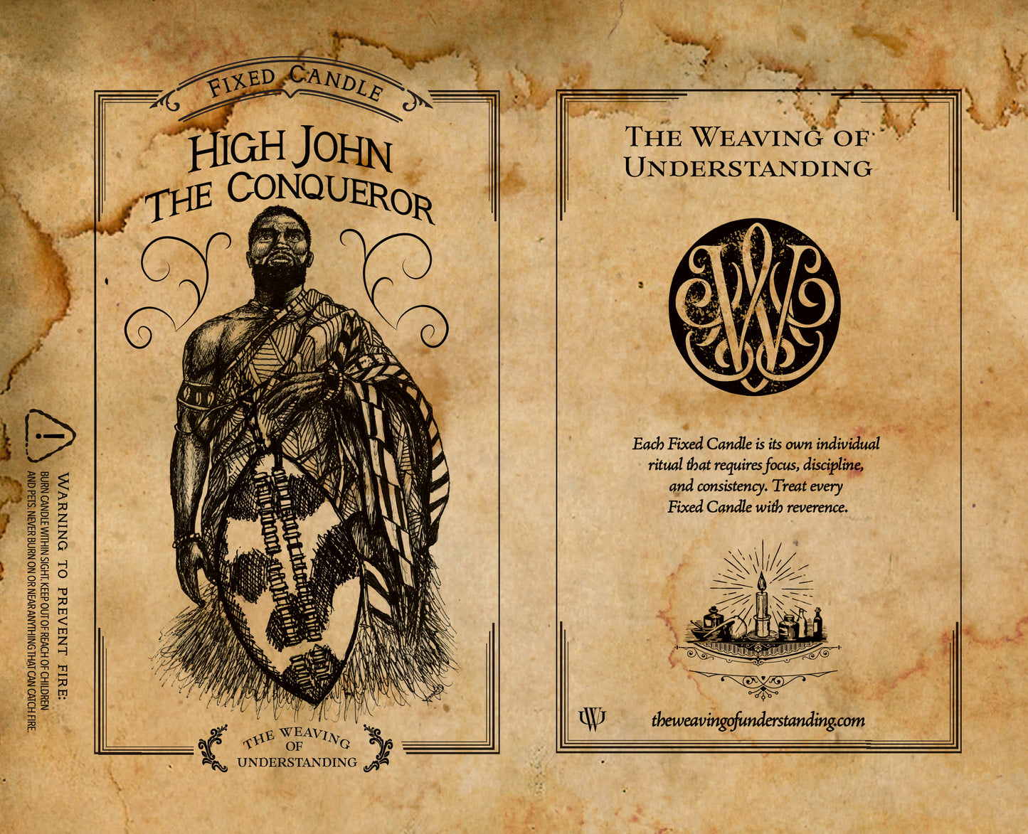 High John The Conqueror Fixed Candle