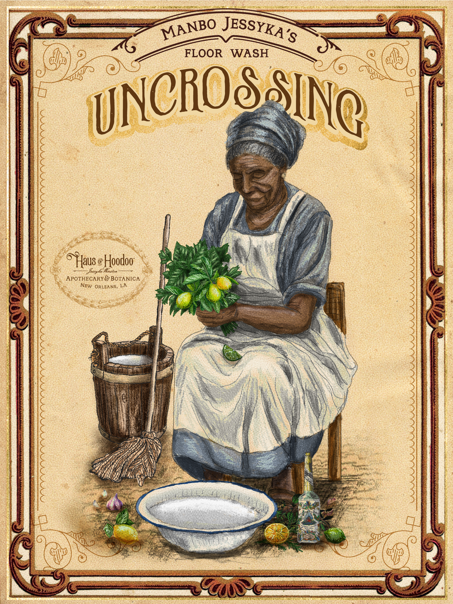 Uncrossing Floor Wash