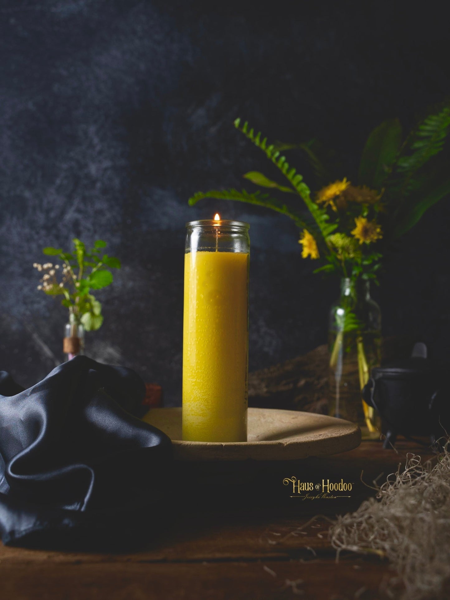 Yellow 7 Day Candle