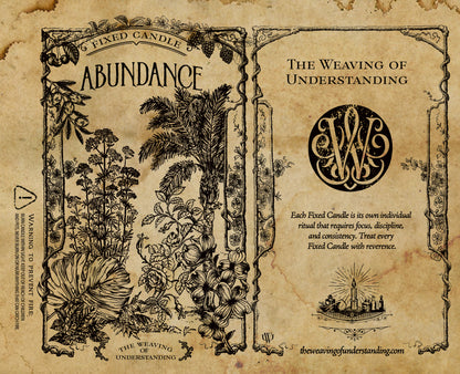 Abundance Fixed Candle