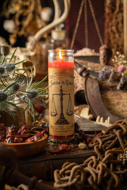 Justice In Court Fixed Candle