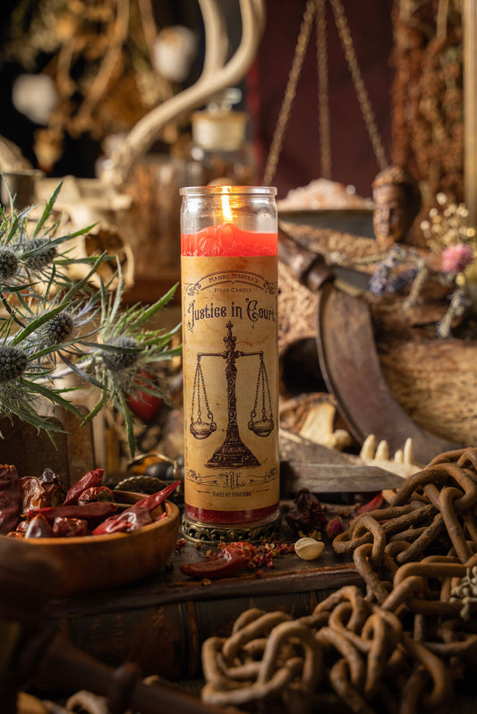 Justice In Court Fixed Candle