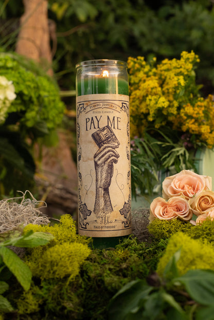 Pay Me Fixed Candle