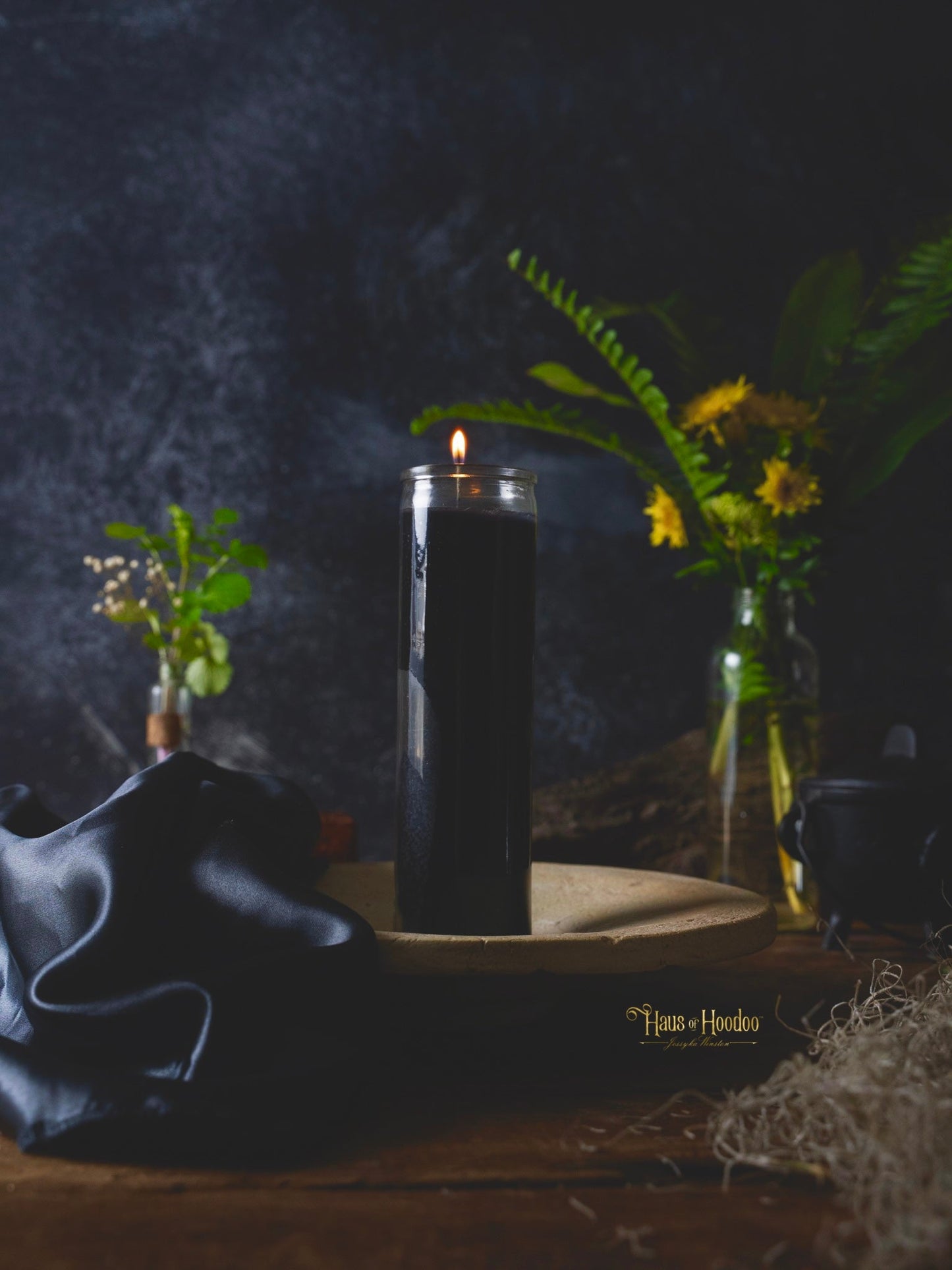 Black 7 Day Candle