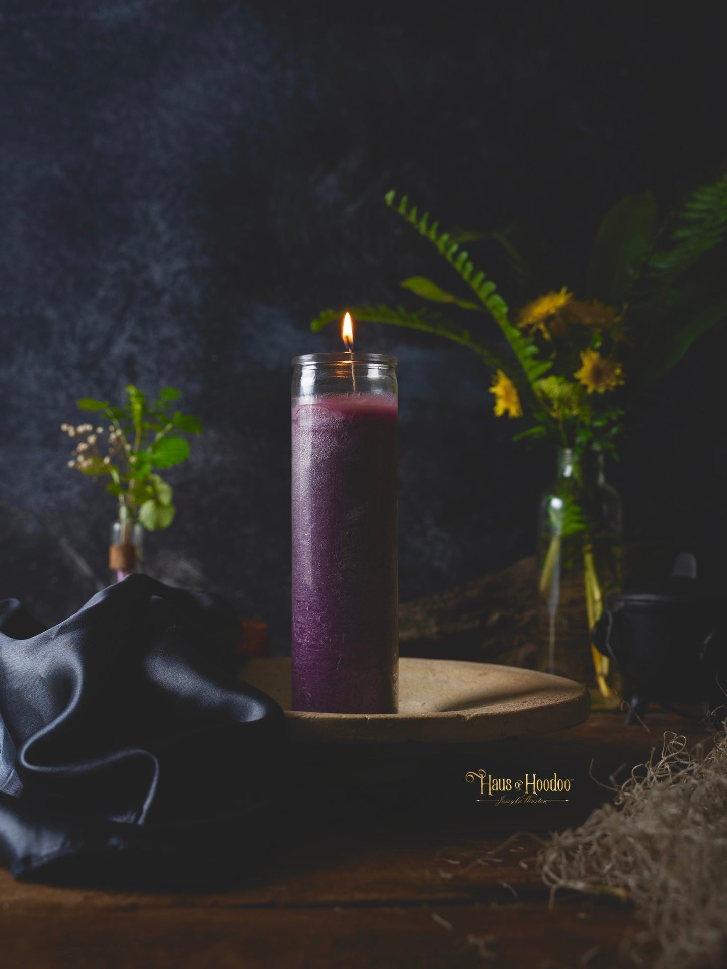 Purple 7 Day Candle
