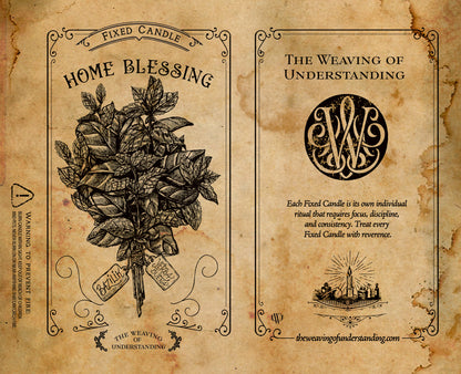 Home Blessing Fixed Candle