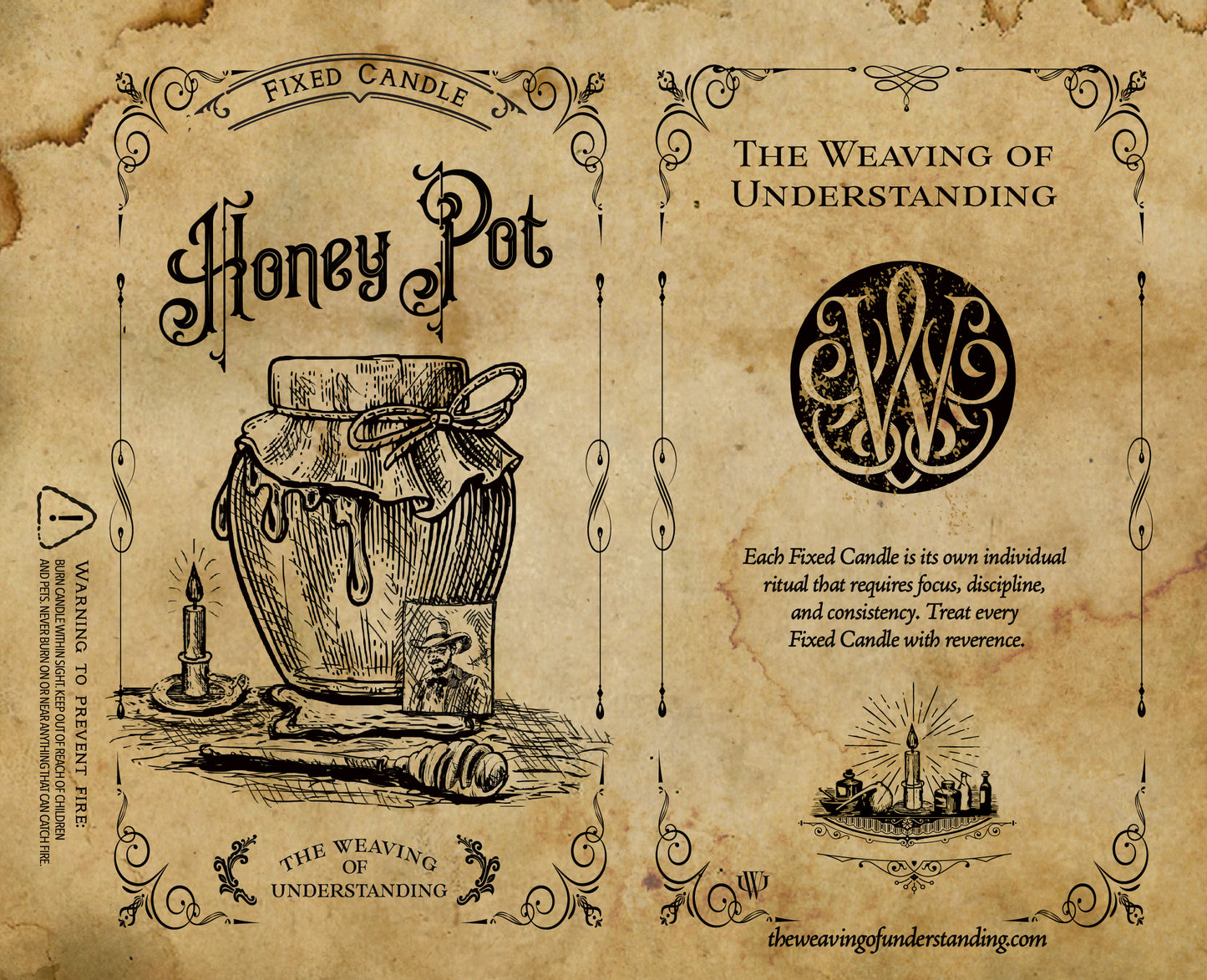 Honey Pot Fixed Candle