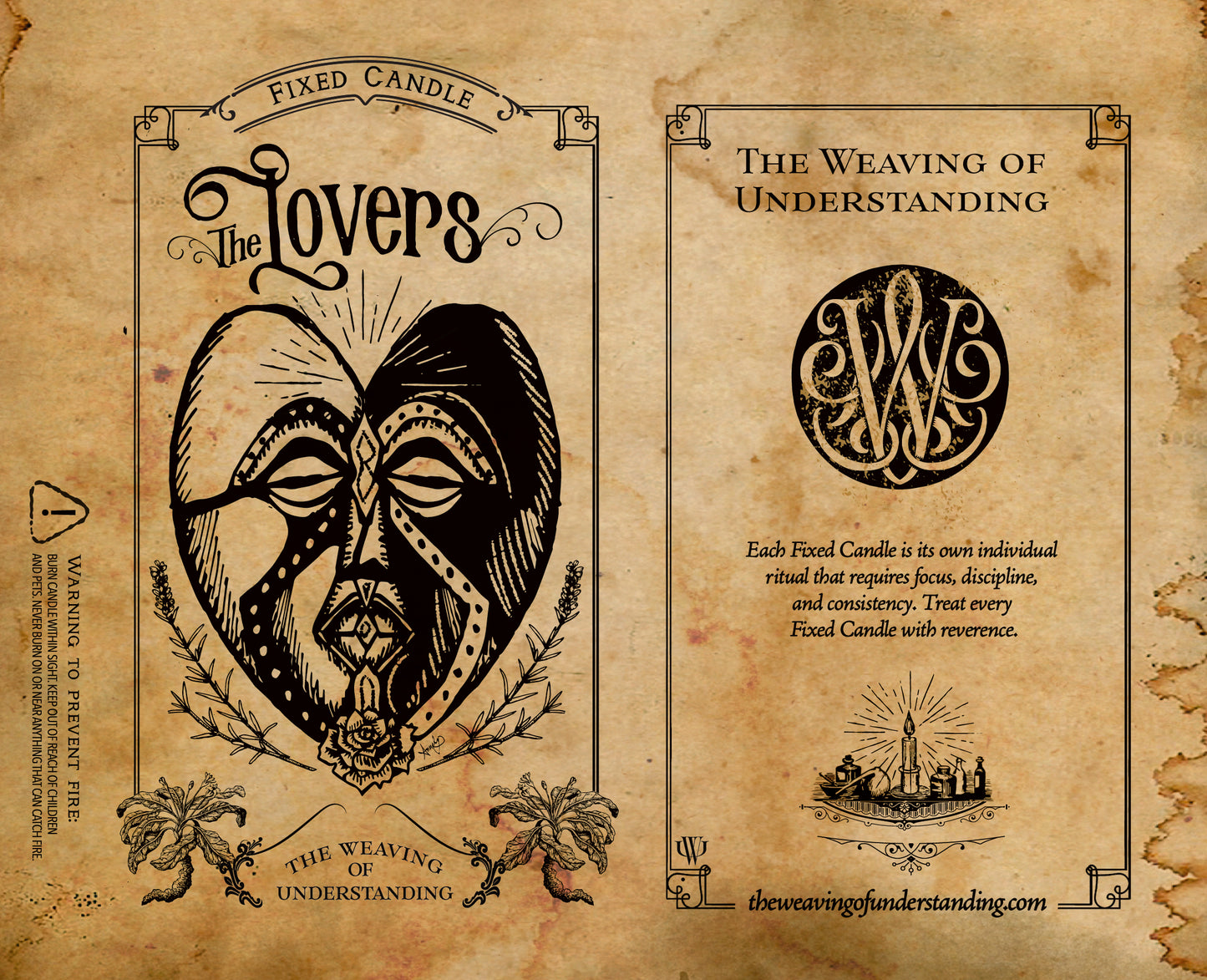 The Lovers Fixed Candle