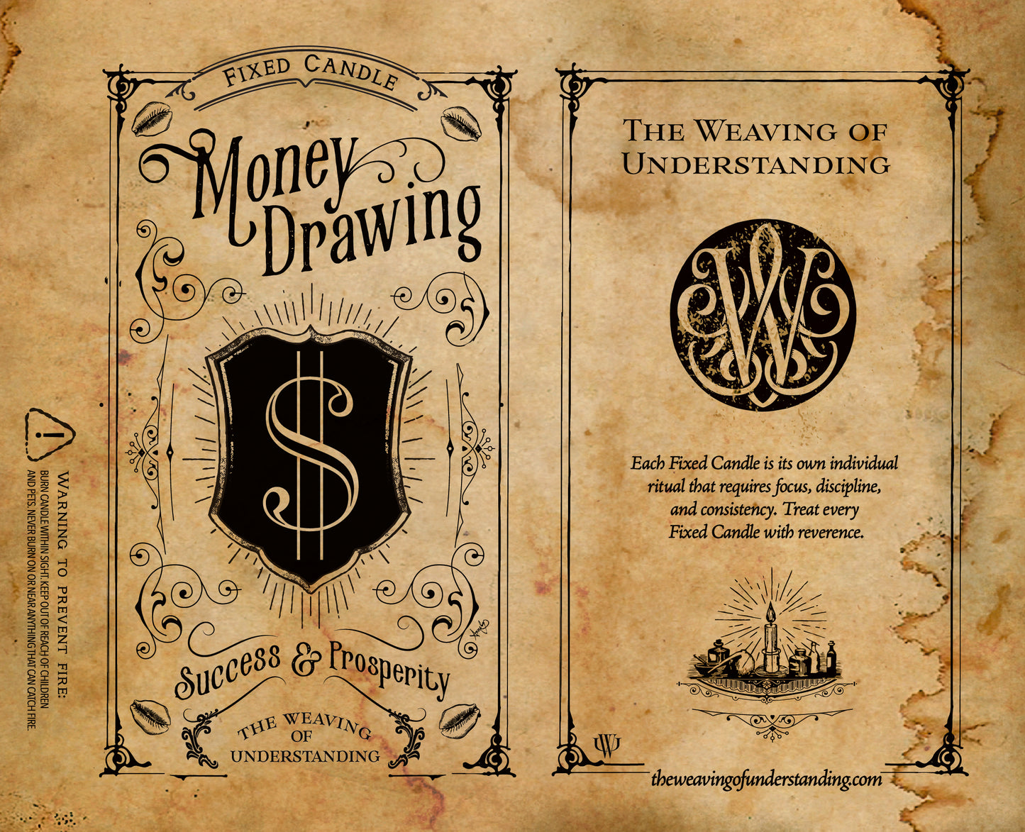 Money Drawing Fixed Candle