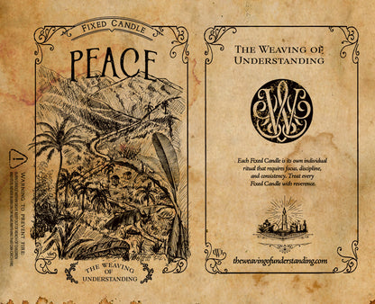 Peace Fixed Candle