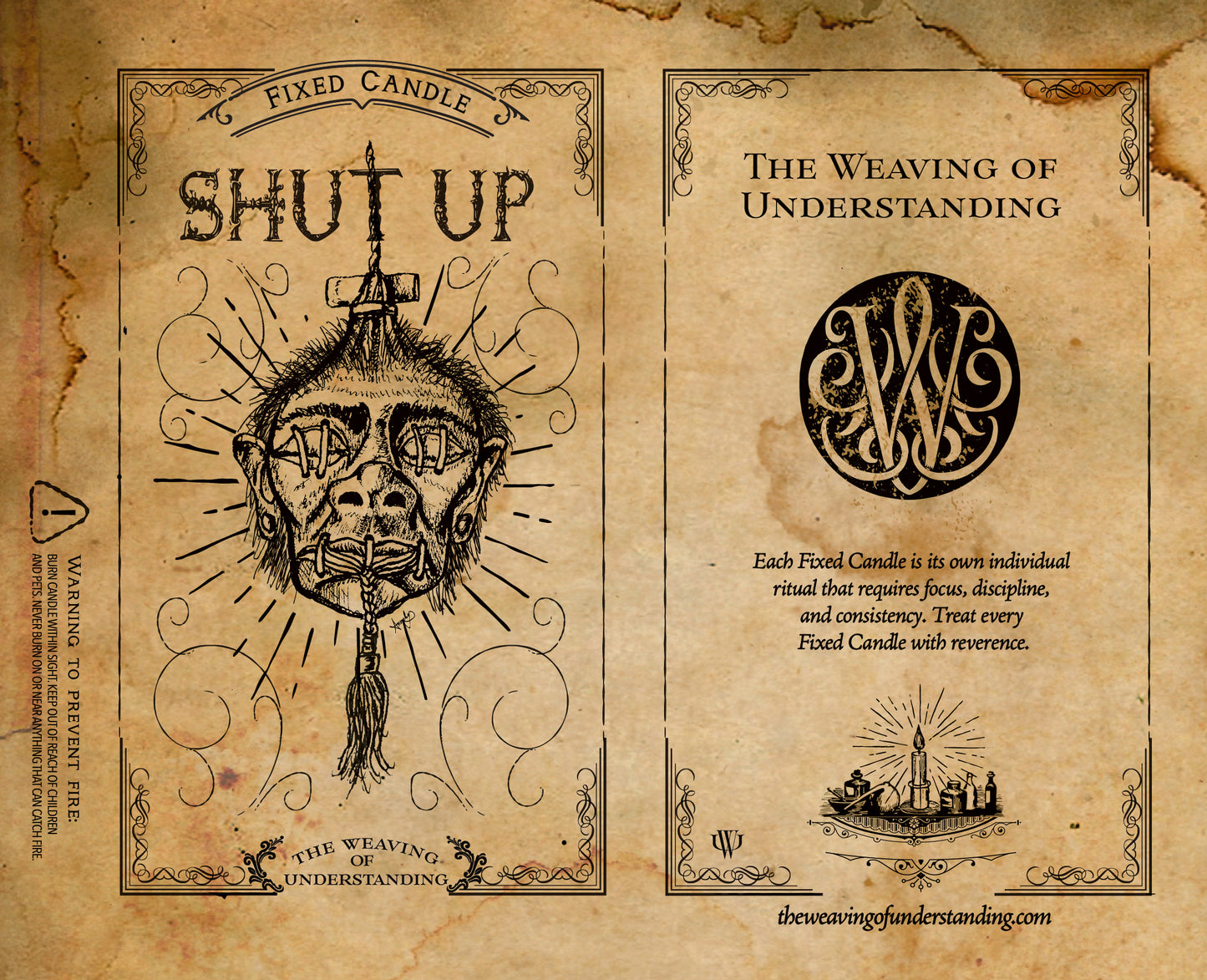 Shut Up Fixed Candle